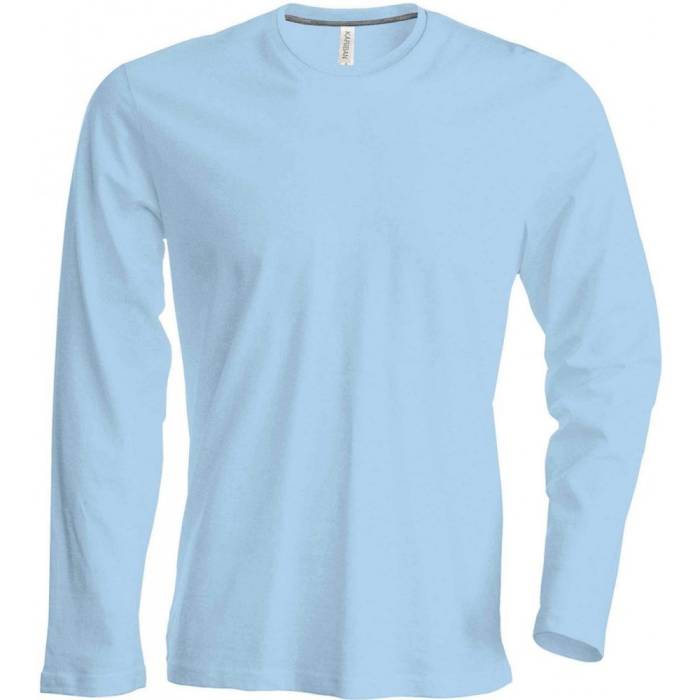 Kariban férfi hosszúujjú póló, Sky Blue, 2XL - Sky Blue<br><small>GO-KA359SB-5</small>