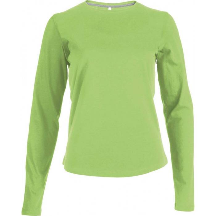 Kariban női hosszúujjú póló, Lime, XL - Lime<br><small>GO-KA383LI-4</small>