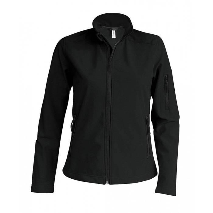 Kariban női softshell dzseki, Black, S - Black<br><small>GO-KA400BL-1</small>