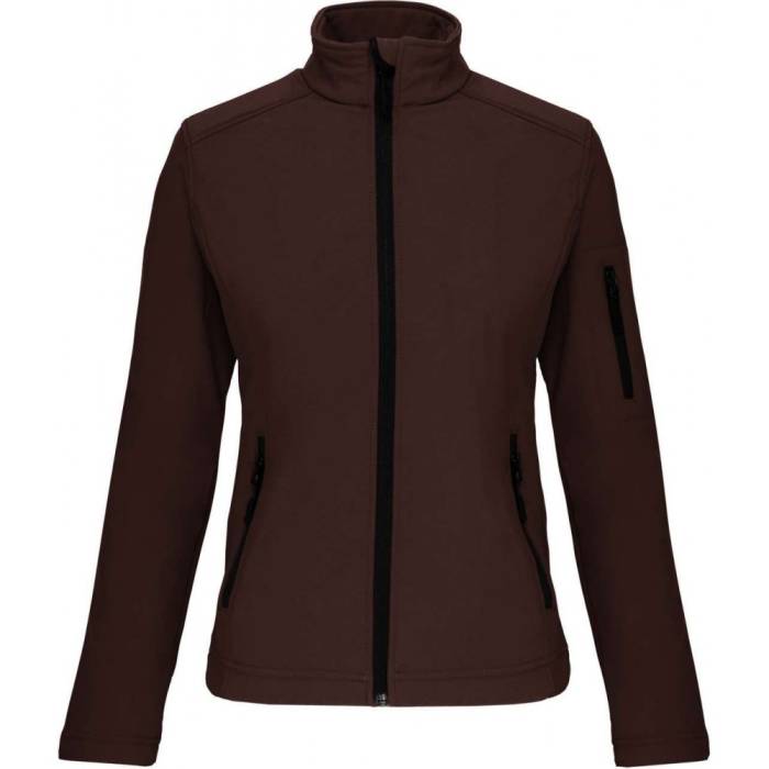 Kariban női softshell dzseki, Chocolate, M - Chocolate<br><small>GO-KA400CO-2</small>