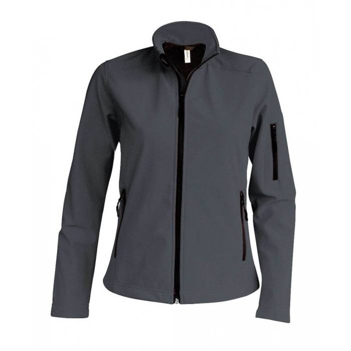 Kariban női softshell dzseki, Titanium, 3XL - Titanium<br><small>GO-KA400TI-6</small>