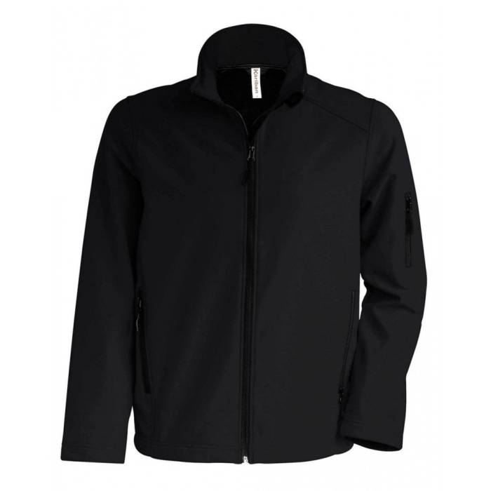 Kariban férfi softshell dzseki, Black, XL