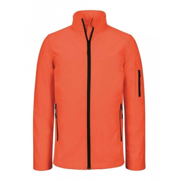 Kariban férfi softshell dzseki, Fluorescent Orange, S
