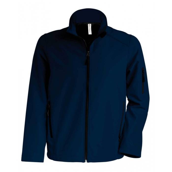 Kariban férfi softshell dzseki, Navy, XL