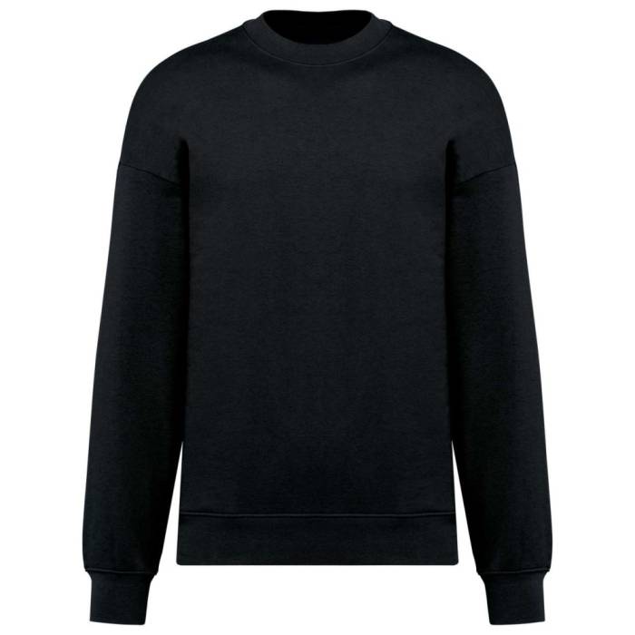 Kariban unisex oversized pulóver, Black, XS