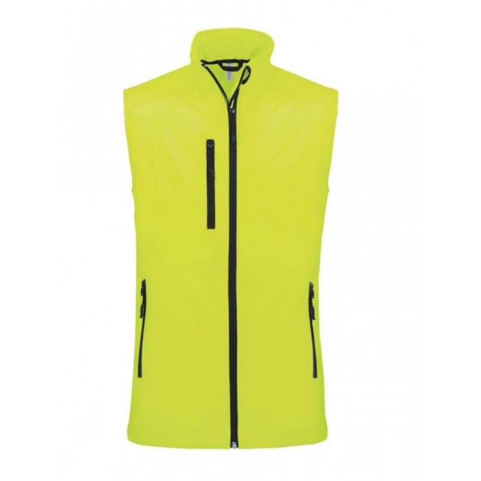 Kariban Softshell mellény, Fluorescent Yellow, M