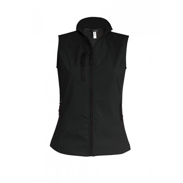 Kariban női softshell mellény, Black, M - Black<br><small>GO-KA404BL-2</small>