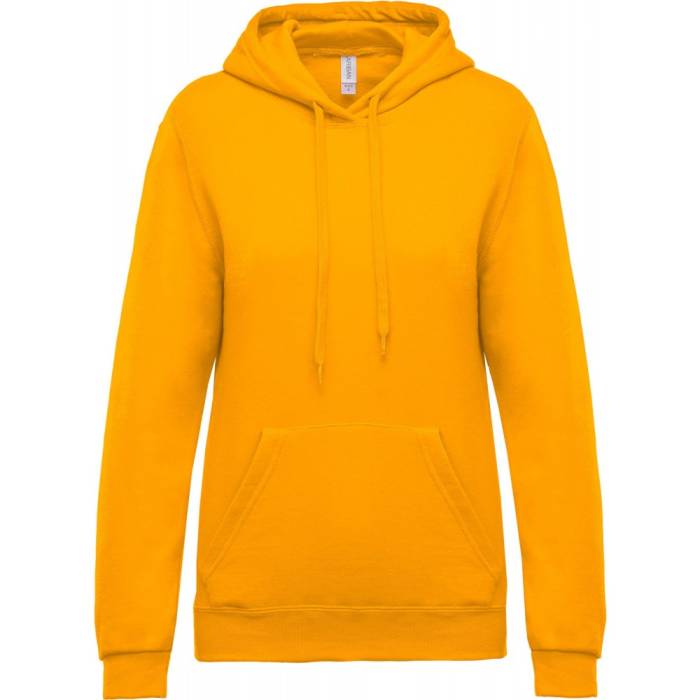 Kariban női kapucnis pulóver, Yellow, S
