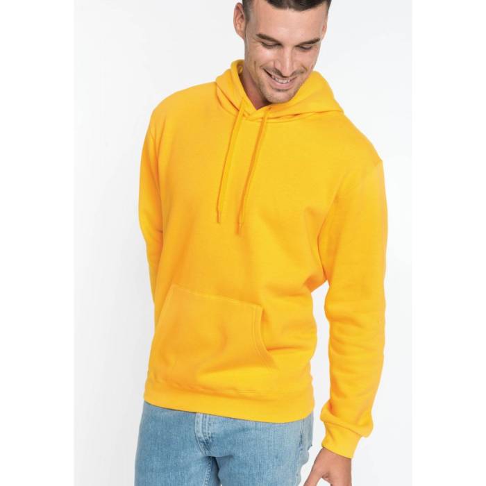 Kariban férfi kapucnis pulóver, Yellow, XS - Yellow<br><small>GO-KA476YE-0</small>