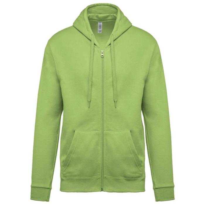 Kariban Kapucnis, cipzáros pulóver, Lime, XS - Lime<br><small>GO-KA479LI-0</small>