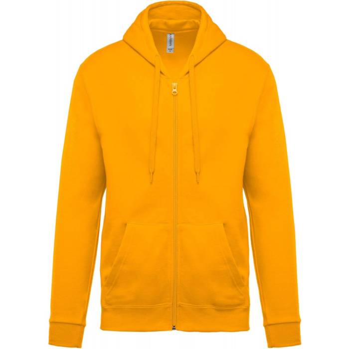 Kariban Kapucnis, cipzáros pulóver, Yellow, XL