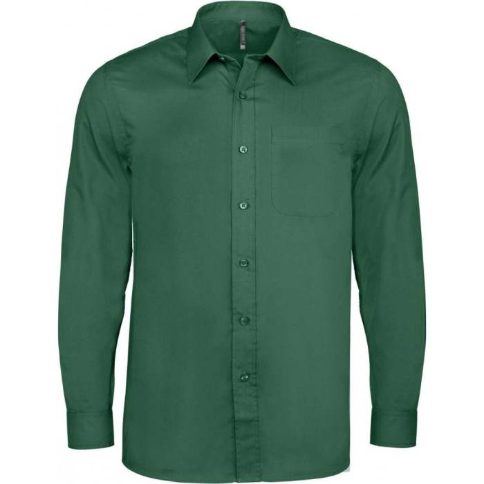 Kariban Jofrey hosszúujjú ing, Forest Green, 6XL