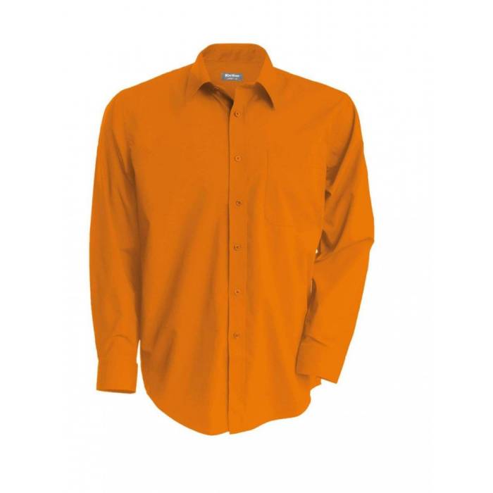 Kariban Jofrey hosszúujjú ing, Orange, 6XL