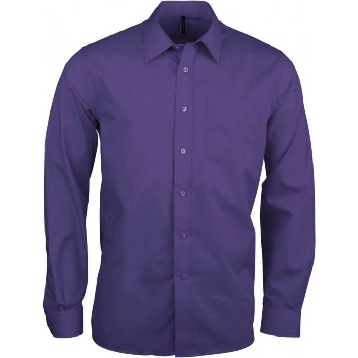 Kariban Jofrey hosszúujjú ing, Purple, 6XL - Purple<br><small>GO-KA545PU-9</small>