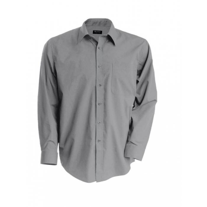 Kariban Jofrey hosszúujjú ing, Silver, 6XL - Silver<br><small>GO-KA545SI-9</small>