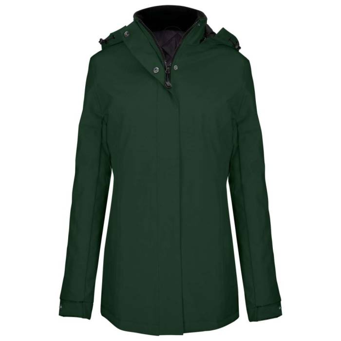 Kariban női parka, Forest Green, L - Forest Green<br><small>GO-KA6108FO-3</small>