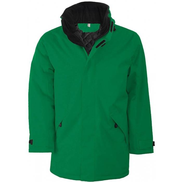 Kariban bélelt parka, Kelly Green, S - Kelly Green<br><small>GO-KA677KL-1</small>