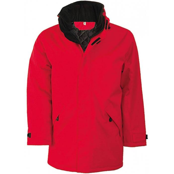 Kariban bélelt parka, Red, XS - Red<br><small>GO-KA677RE-0</small>