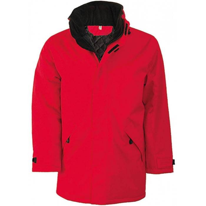 Kariban bélelt parka, Red, S - Red<br><small>GO-KA677RE-1</small>
