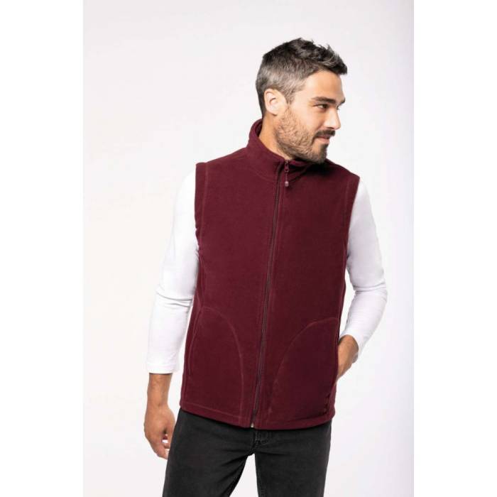 Kariban Luca férfi polár mellény, Ash Heather, 5XL - Ash Heather<br><small>GO-KA913ASH-8</small>