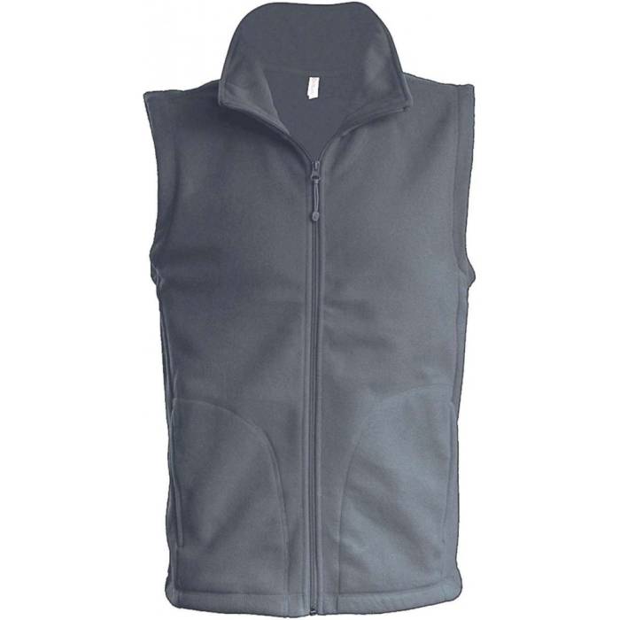 Kariban Luca férfi polár mellény, Dark Grey, 5XL - Dark Grey<br><small>GO-KA913DG-8</small>