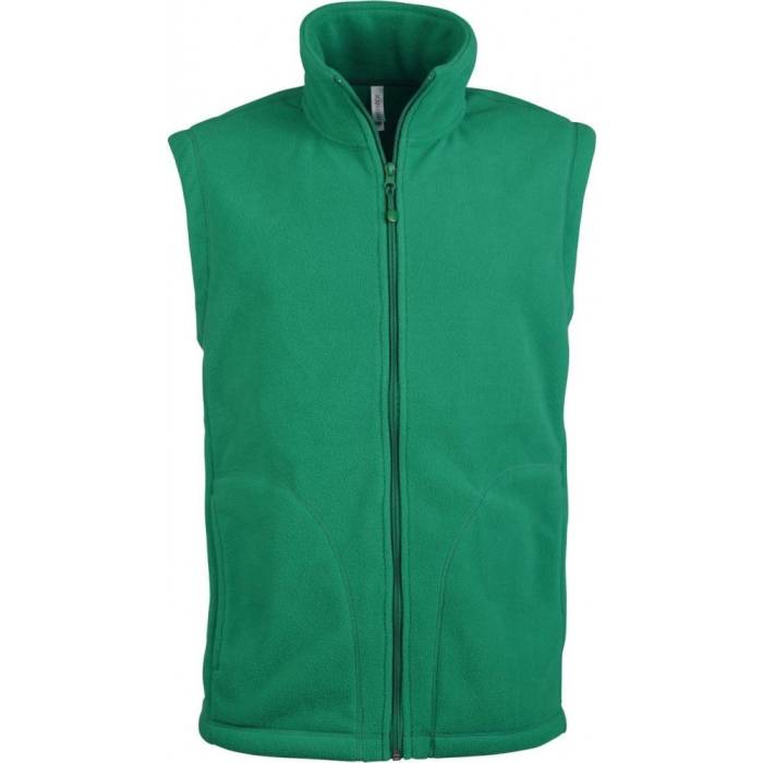 Kariban Luca férfi polár mellény, Kelly Green, 5XL - Kelly Green<br><small>GO-KA913KL-8</small>