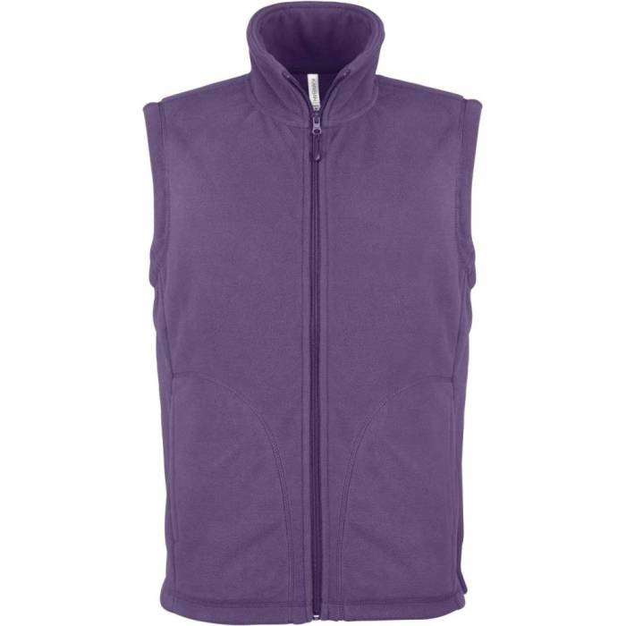 Kariban Luca férfi polár mellény, Purple, 5XL - Purple<br><small>GO-KA913PU-8</small>