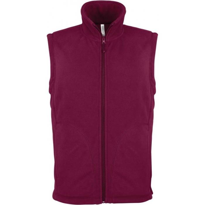 Kariban Luca férfi polár mellény, Wine, 5XL - Wine<br><small>GO-KA913WN-8</small>