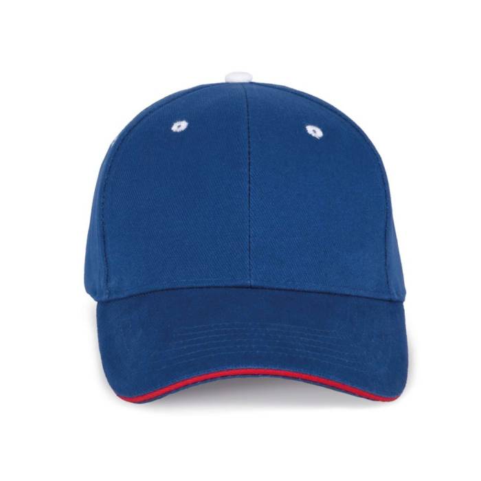 Kup Orlando 6 paneles sapka, Royal Blue/Red/White, U - Royal Blue/Red/White<br><small>GO-KP011RO/RE/WH-U</small>