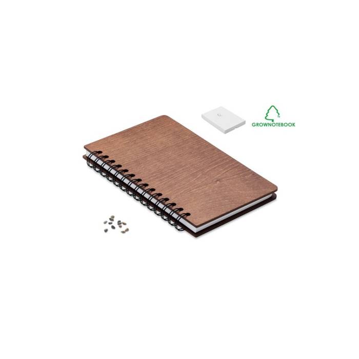 A5 nyírfa GROWBOOK(tm), Barna - Barna<br><small>GO-MO2251-01</small>