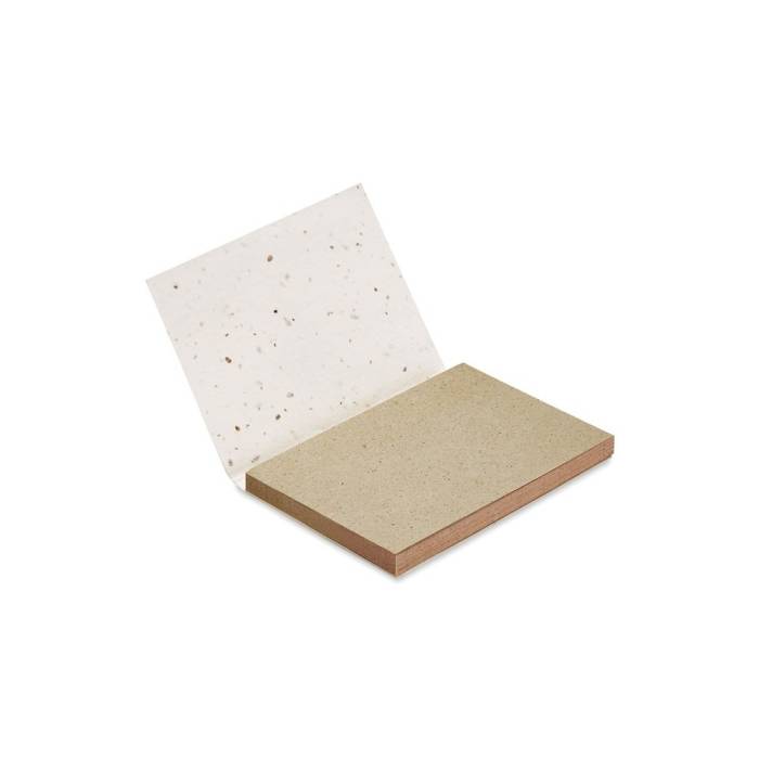 Virágmagos jegyzettömb, Fehér - Fehér<br><small>GO-MO6234-06</small>