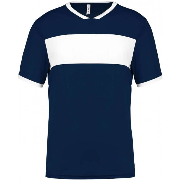 ProAct férfi műszálas póló, Sporty Navy/White, M