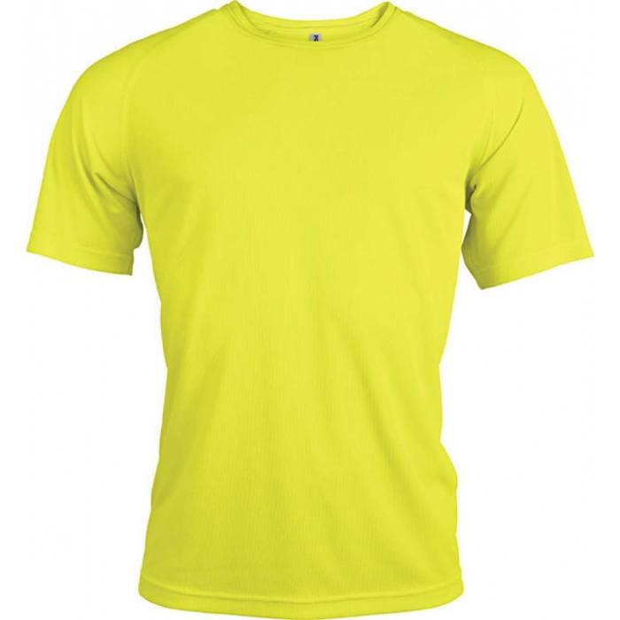 ProAct férfi sportpóló, Fluorescent Yellow, M