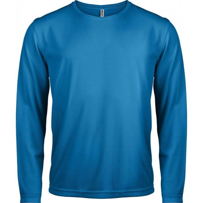 ProAct hosszúujjú férfi sportpóló, Aqua Blue, S - Aqua Blue<br><small>GO-PA443AQ-1</small>