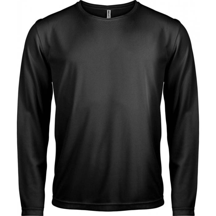 ProAct hosszúujjú férfi sportpóló, Black, M - Black<br><small>GO-PA443BL-2</small>