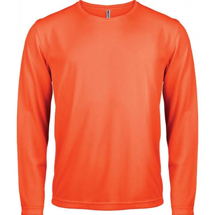 ProAct hosszúujjú férfi sportpóló, Fluorescent Orange, S...