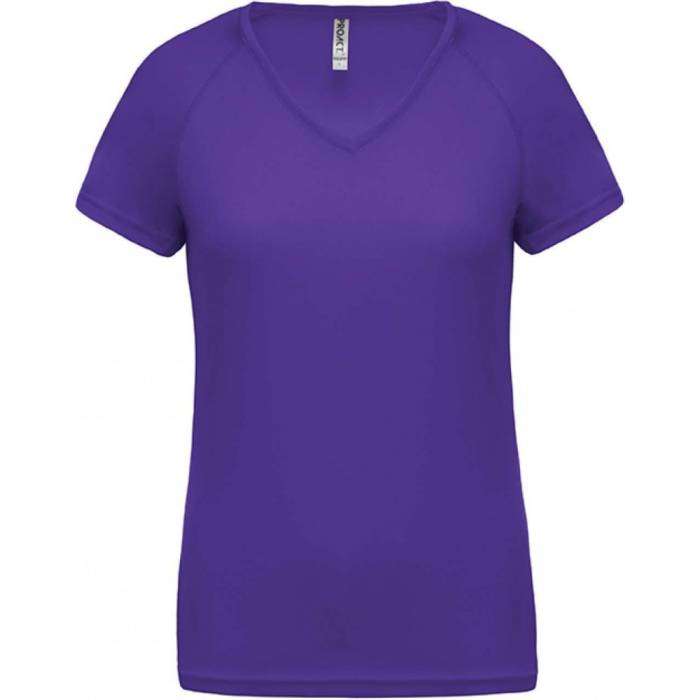 ProAct Női V-nyakú sportpóló, Violet, 2XL - Violet<br><small>GO-PA477VI-5</small>