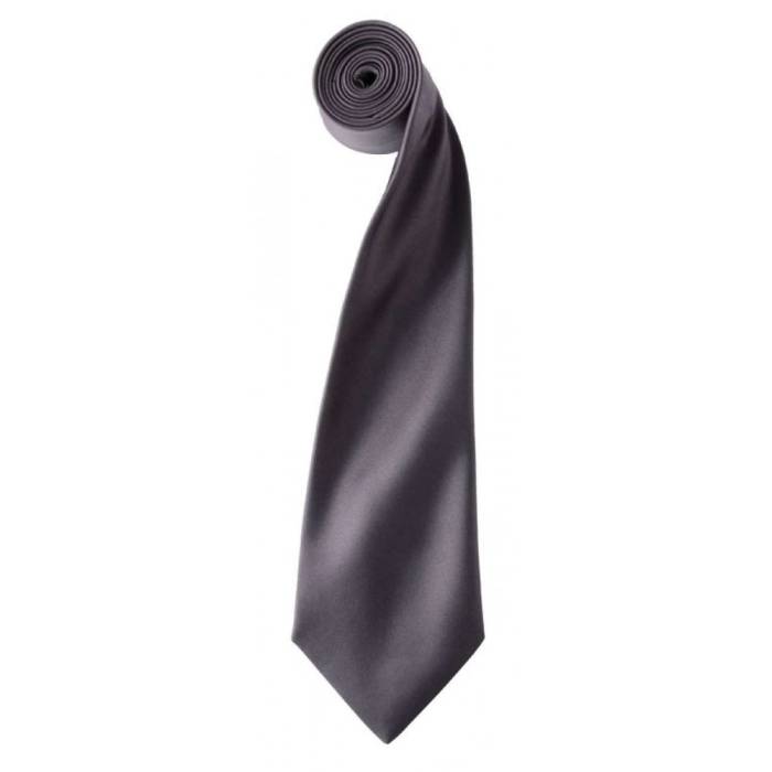Colours szatén nyakkendő, Dark Grey, U