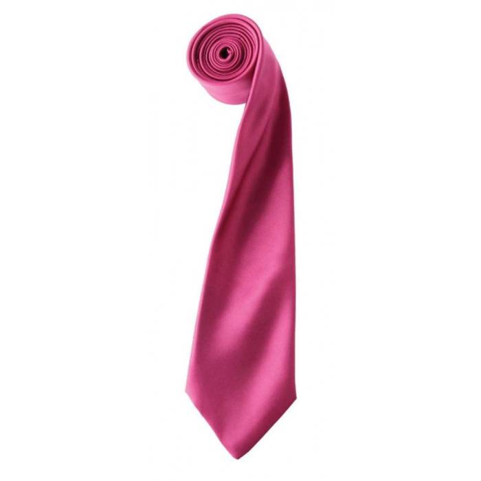Colours szatén nyakkendő, Hot Pink, U