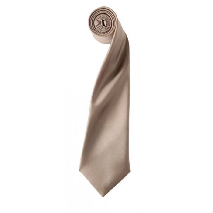 Colours szatén nyakkendő, Khaki, U - Khaki<br><small>GO-PR750KH-U</small>