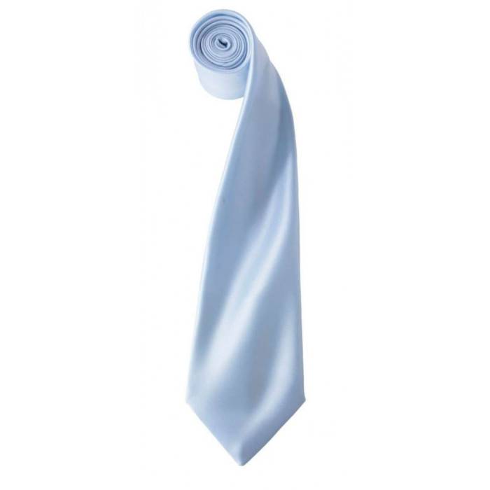 Colours szatén nyakkendő, Light Blue, U