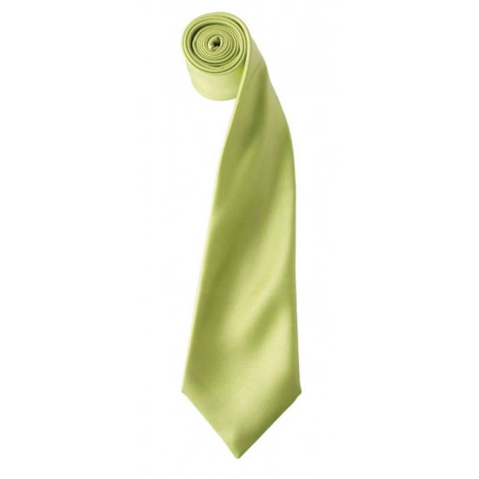 Colours szatén nyakkendő, Lime, U