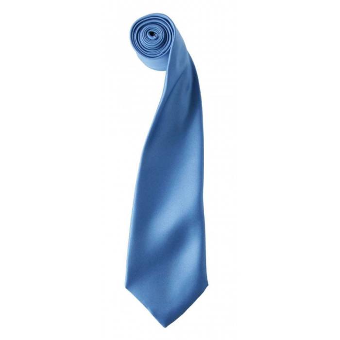Colours szatén nyakkendő, Mid Blue, U - Mid Blue<br><small>GO-PR750MBLU-U</small>