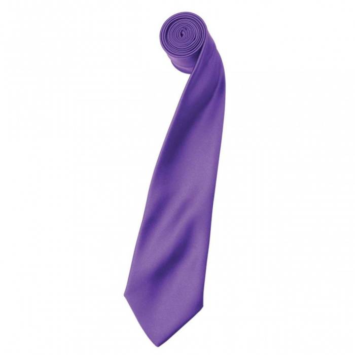Colours szatén nyakkendő, Rich Violet, U