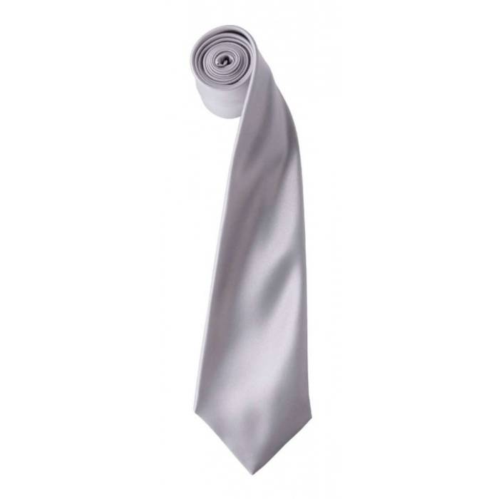 Colours szatén nyakkendő, Silver, U
