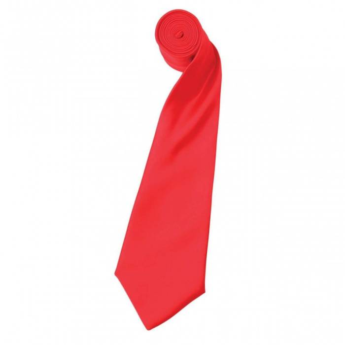 Colours szatén nyakkendő, Strawberry Red, U - Strawberry Red<br><small>GO-PR750SRE-U</small>