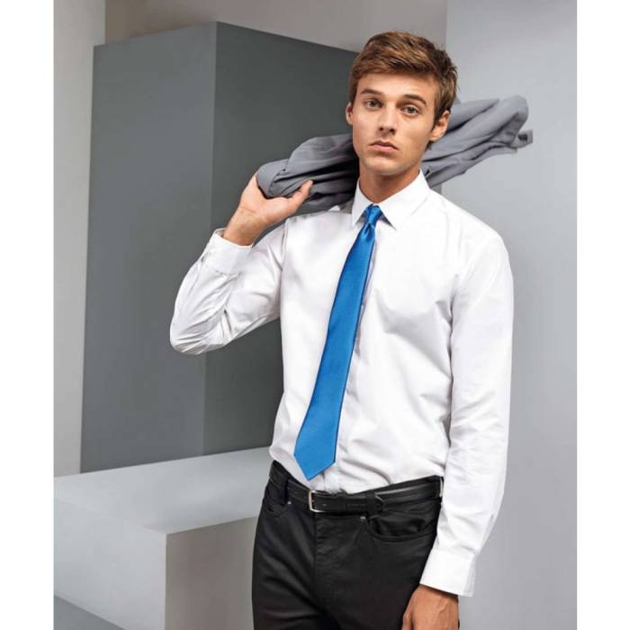 Colours szatén nyakkendő, Steel, U - Steel<br><small>GO-PR750STE-U</small>