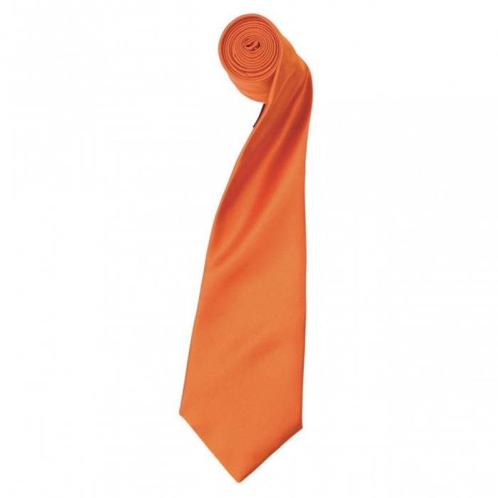 Colours szatén nyakkendő, Terracotta, U