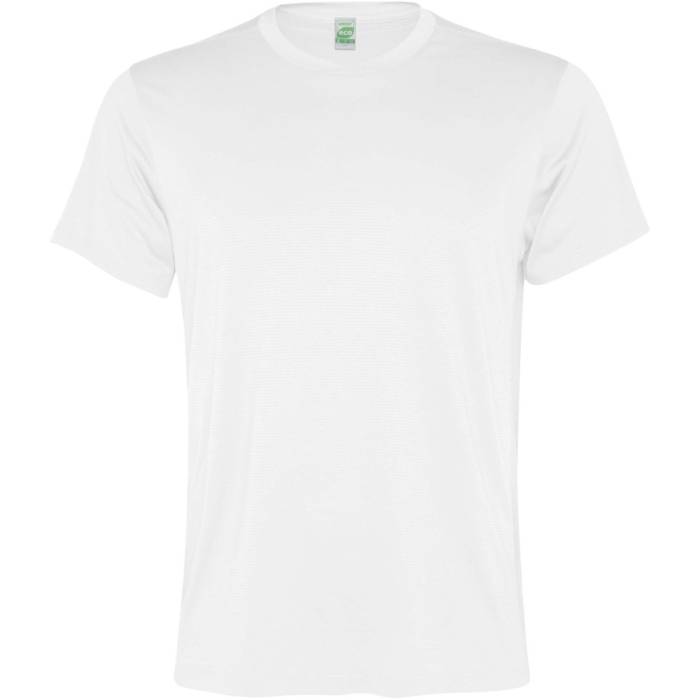 Slam rövid ujjú férfi sportpóló, white, L