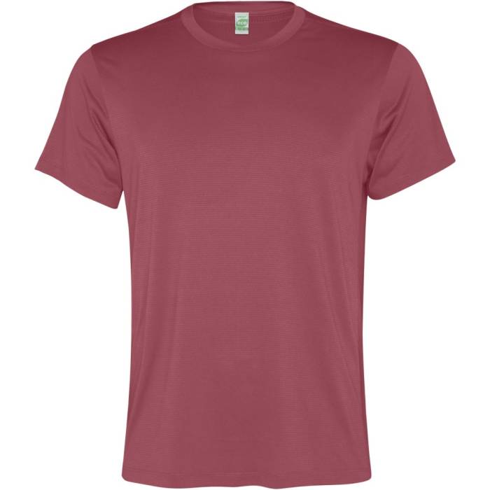 Slam rövid ujjú férfi sportpóló, berry Red, XL